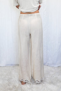 Vintage 1990s Lolita Lempicka Floral Chiffon Pants