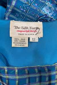 VINTAGE 1970s The Silk Farm by Icinoo Dress