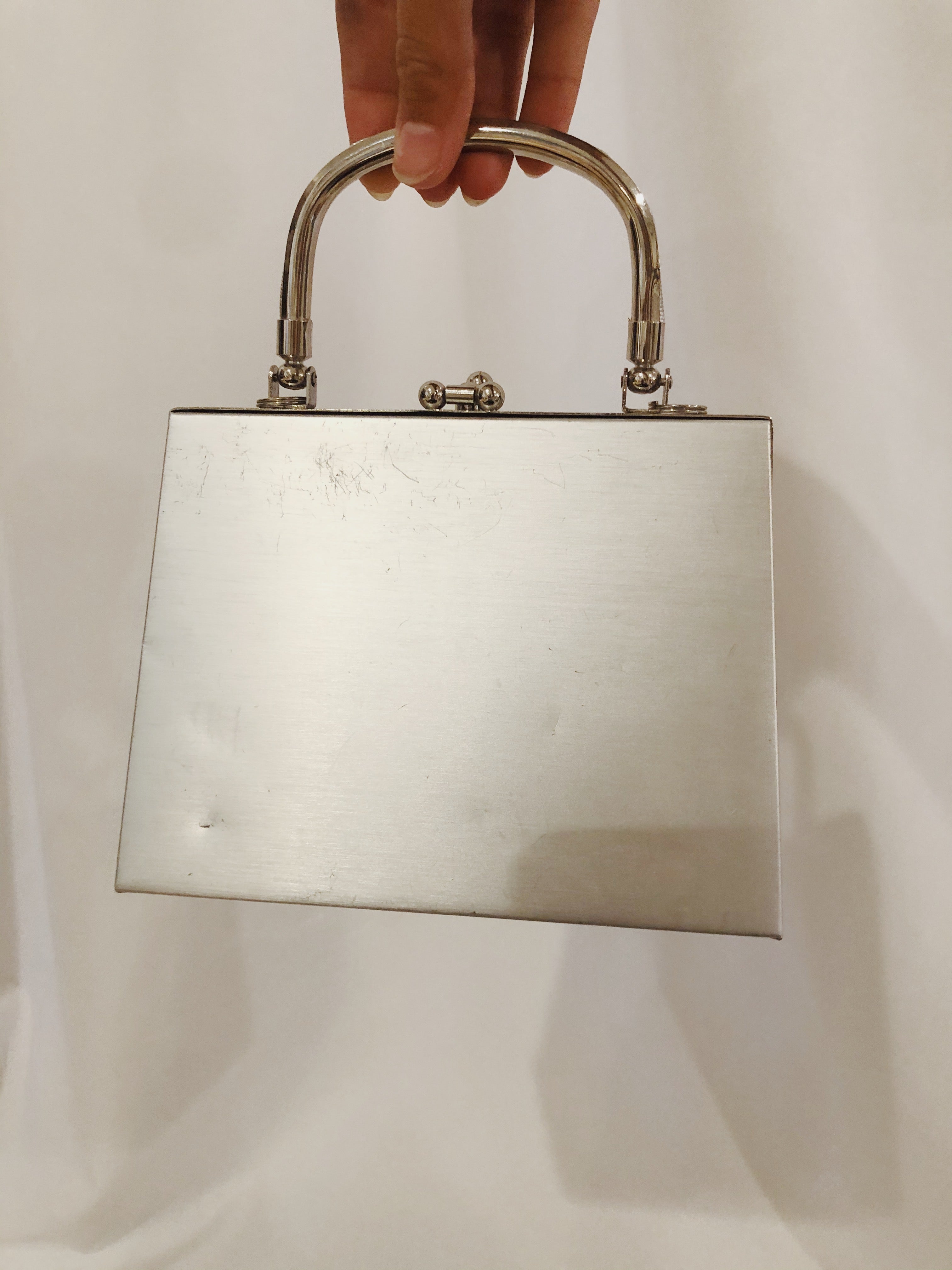 VINTAGE CIGAR LABEL METAL HANDBAG