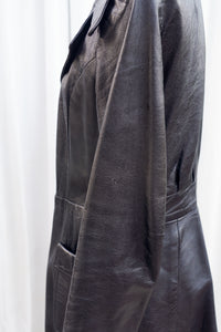 VINTAGE 1960-70's GENUINE LEATHER COAT