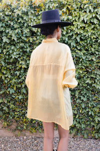 VINTAGE 1990's SILK ORGANZA BLOUSE