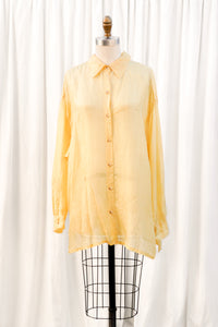 VINTAGE 1990's SILK ORGANZA BLOUSE