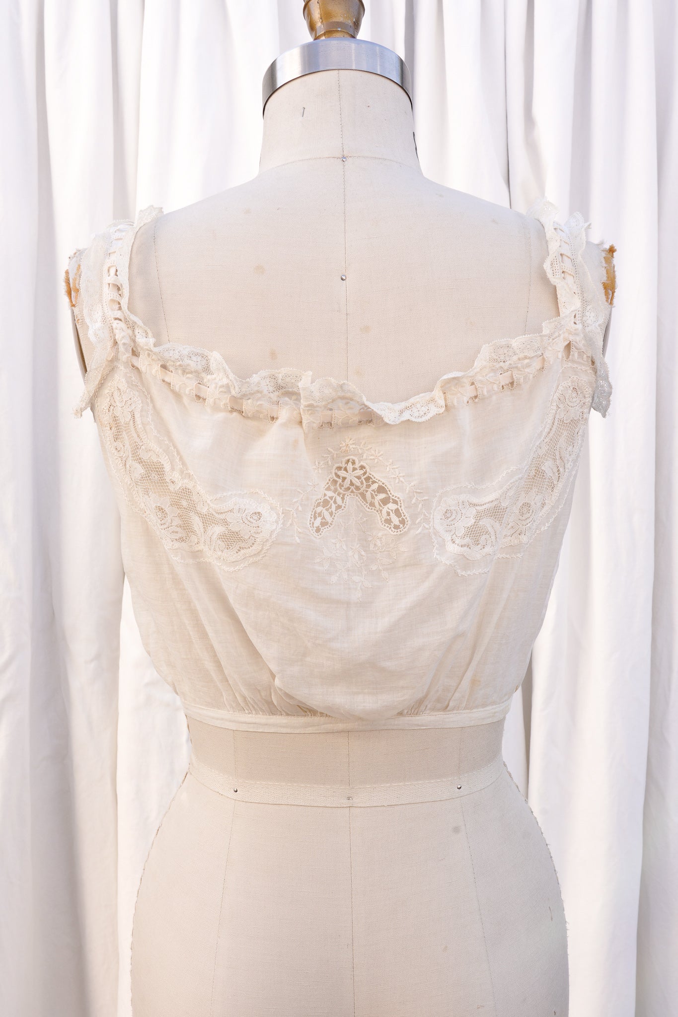 Vintage 1900s Edwardian Camisole Top / Corset Cover