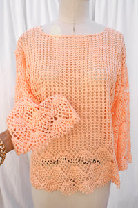 VINTAGE CROCHETED BLOUSE