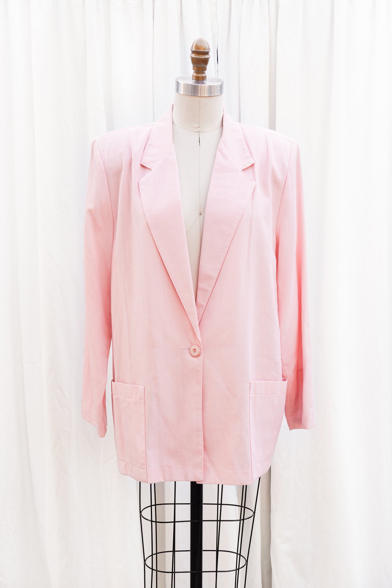 VINTAGE 1980's PINK BLAZER