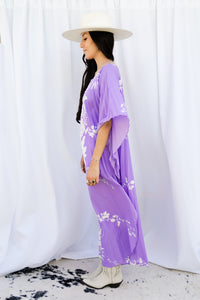 VINTAGE 1970's PLEATED KAFTAN