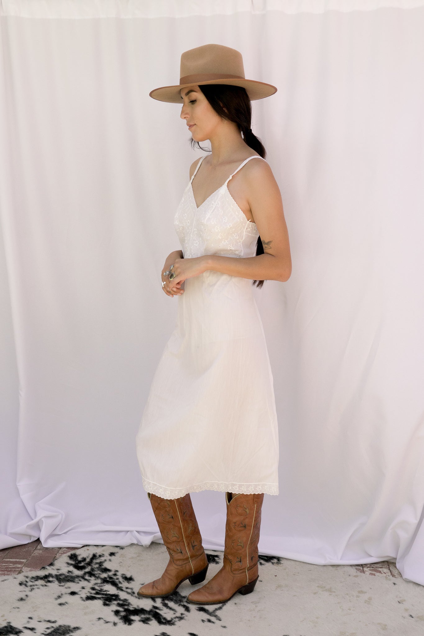 VINTAGE 1970's SLIP DRESS